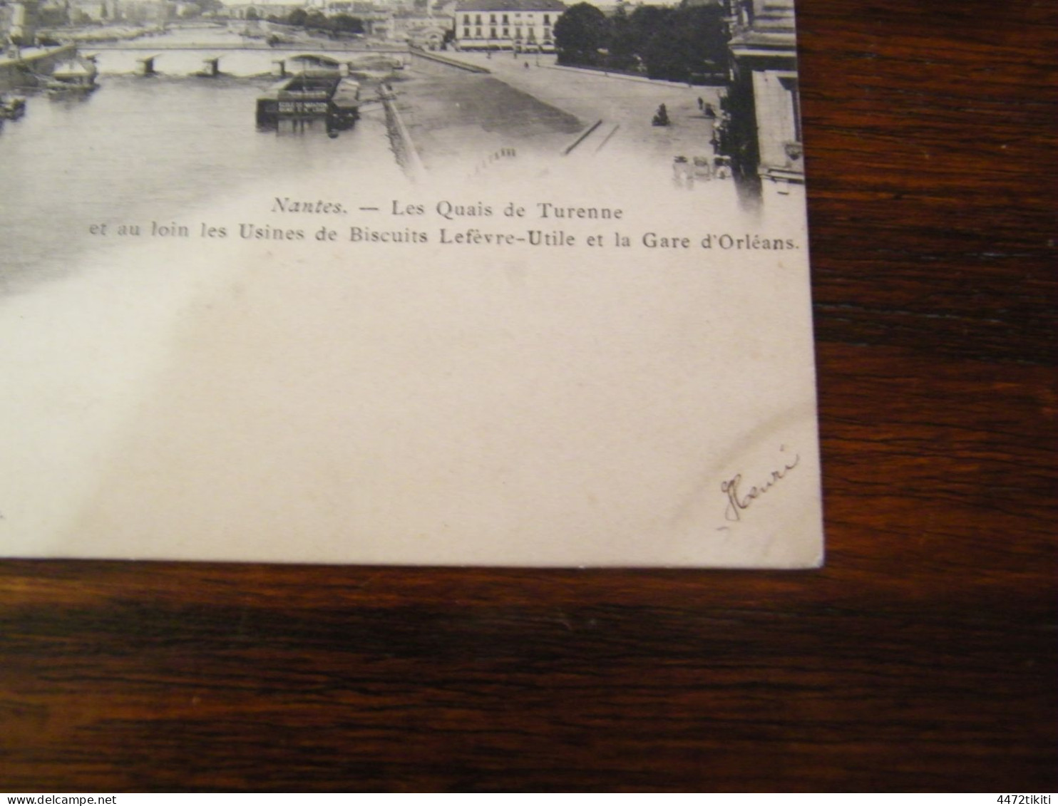 CPA - Nantes (44) - Les Quais De Turenne - Usines Biscuits Lefèvre Utile L.U. - Gare D'Orléans - 1902 - SUP (HV 24) - Nantes