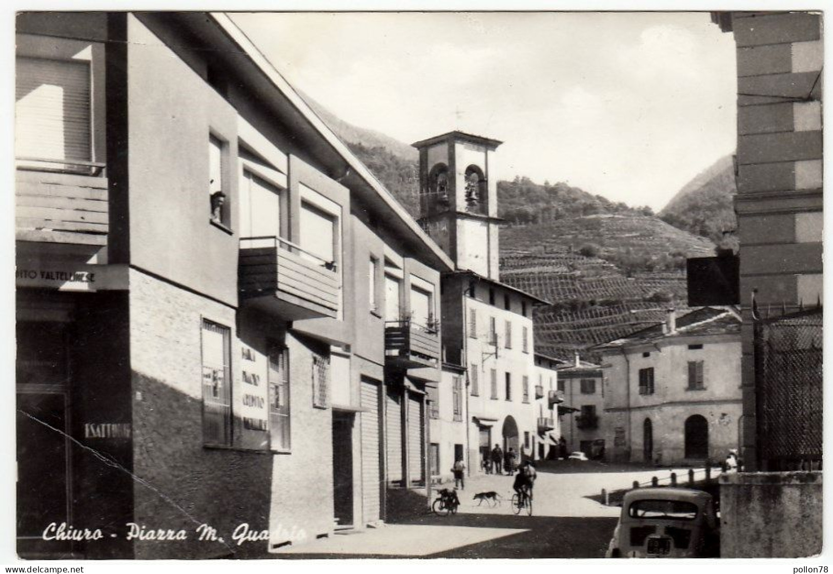 CHIURO - PIAZZA M. QUADRIO - SONDRIO - 1975 - Sondrio