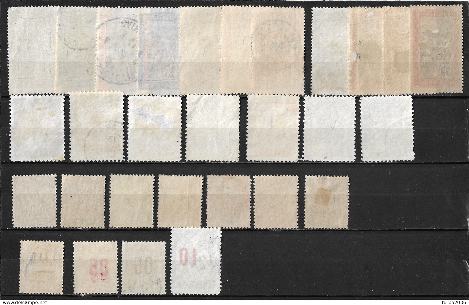Madagascar Et Dependances 1896-1912 Petit Collection Obliteré Entre Y & T 36-118 (2 Scans) - Used Stamps