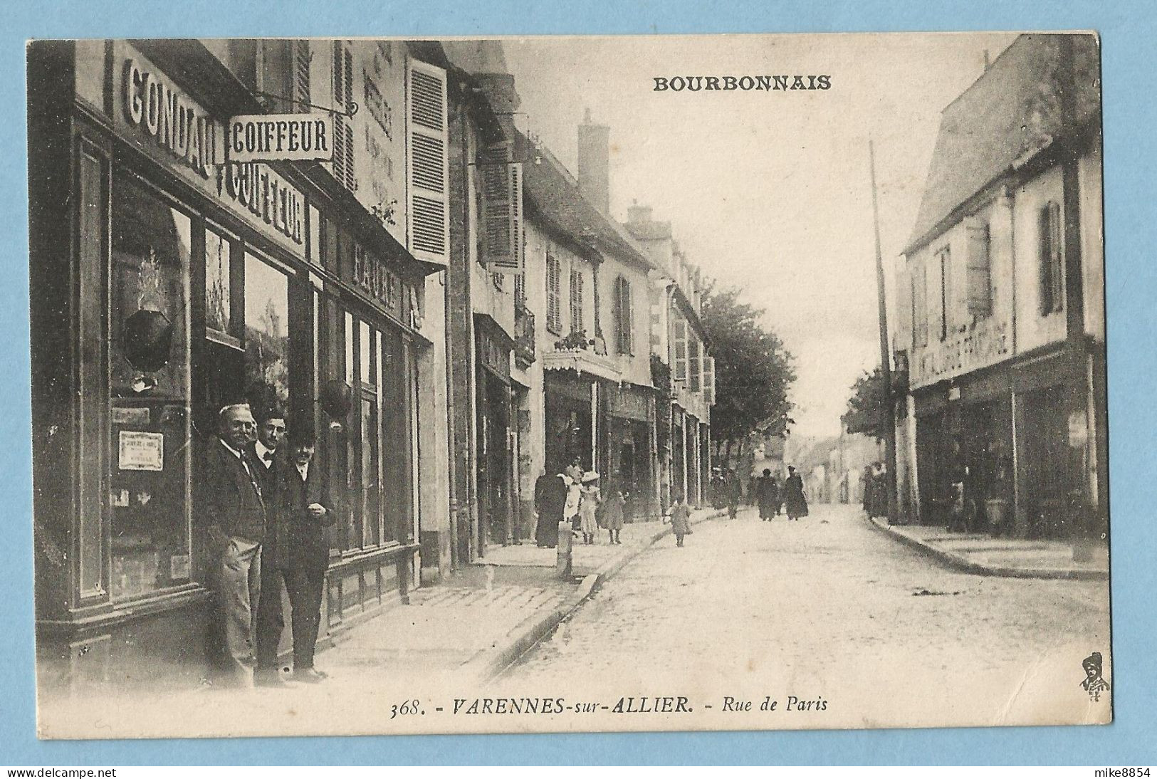 0459  CPA VARENNES-sur-ALLIER  (Allier)  Rue De Paris  -  GONDAU  COIFFEUR   -    BOURBONNAIS   +++++++++++++++++ - Autres & Non Classés