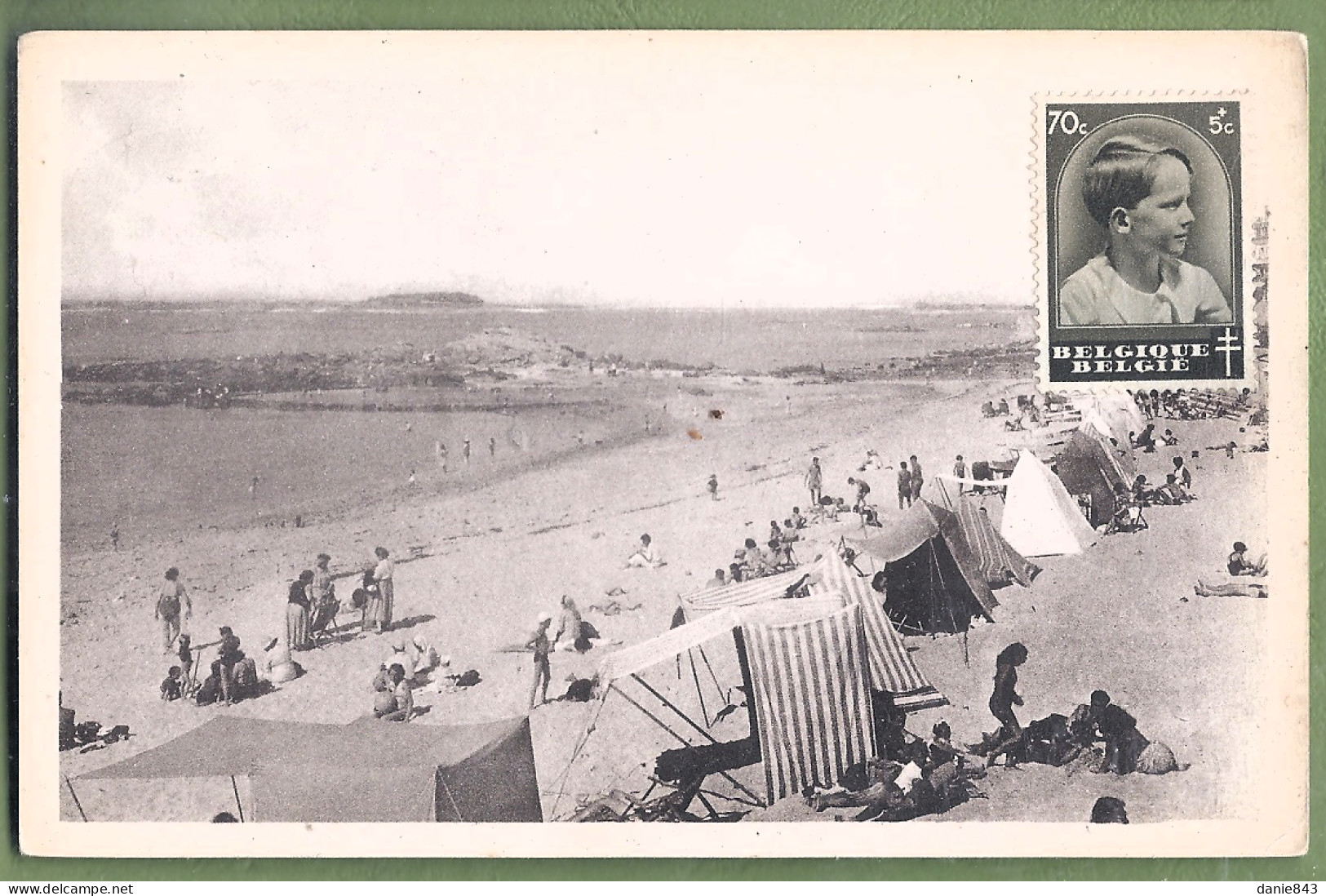 CPA - FINISTERE - ROSCOFF - PLAGE DE ROC'H KROÜM - Animation, Tentes De Plage - Roscoff