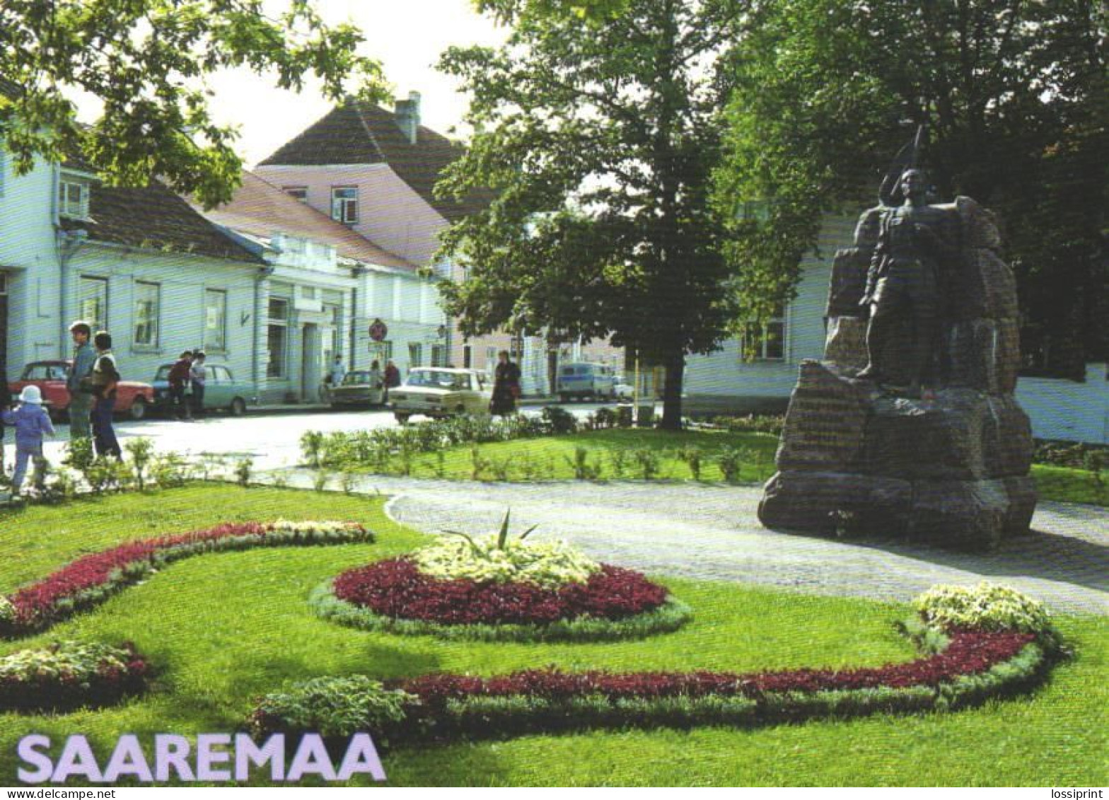 Estonia:Kuressaare Postcard With Postcard Day Cancellation 2001 - Estonie