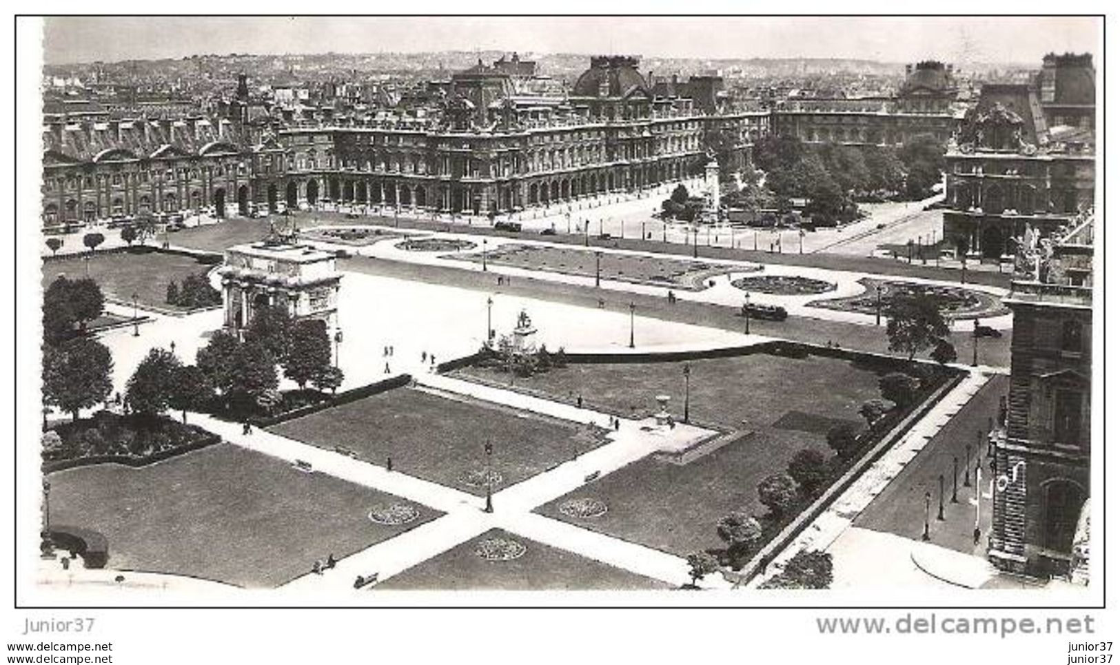 4 Cartes De Paris, Palais De Justice, Place Du Carrousel, Théâtre Français, Vue Panoramique - Sacré Coeur