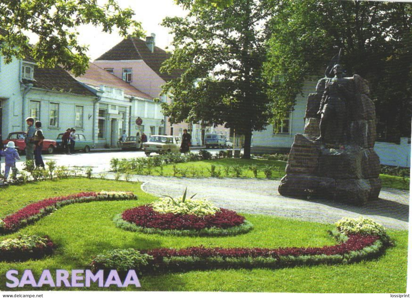 Estonia:Kuressaare Postcard With Postcard Day Cancellation 2001 - Estonie