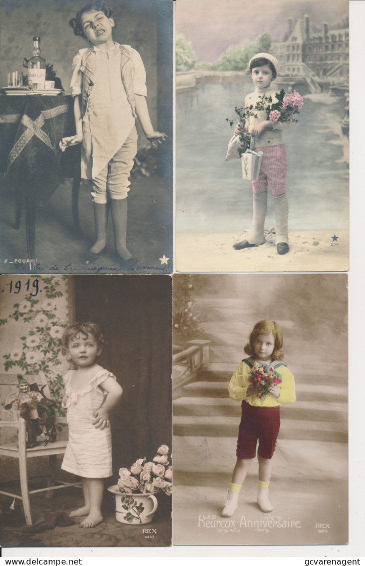 LOT VAN 40 FOTO KAARTEN MET KINDEREN.      ZIE AFBEELDINGEN ( LOT1 ) - Sonstige & Ohne Zuordnung