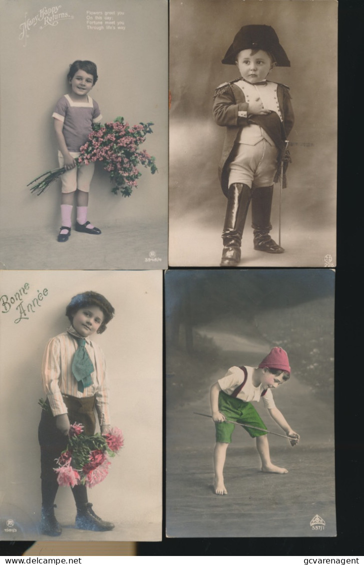 LOT VAN 40 FOTO KAARTEN MET KINDEREN.      ZIE AFBEELDINGEN ( LOT1 ) - Autres & Non Classés