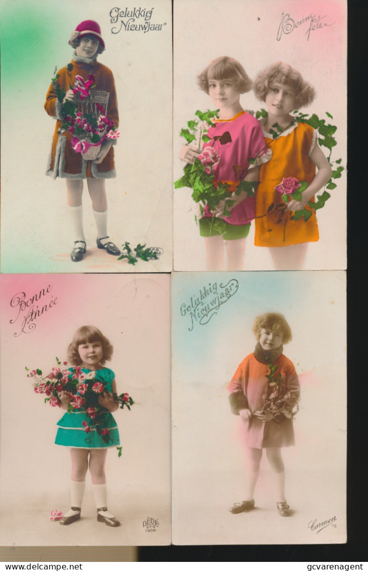 LOT VAN 40 FOTO KAARTEN MET KINDEREN.      ZIE AFBEELDINGEN ( LOT1 )