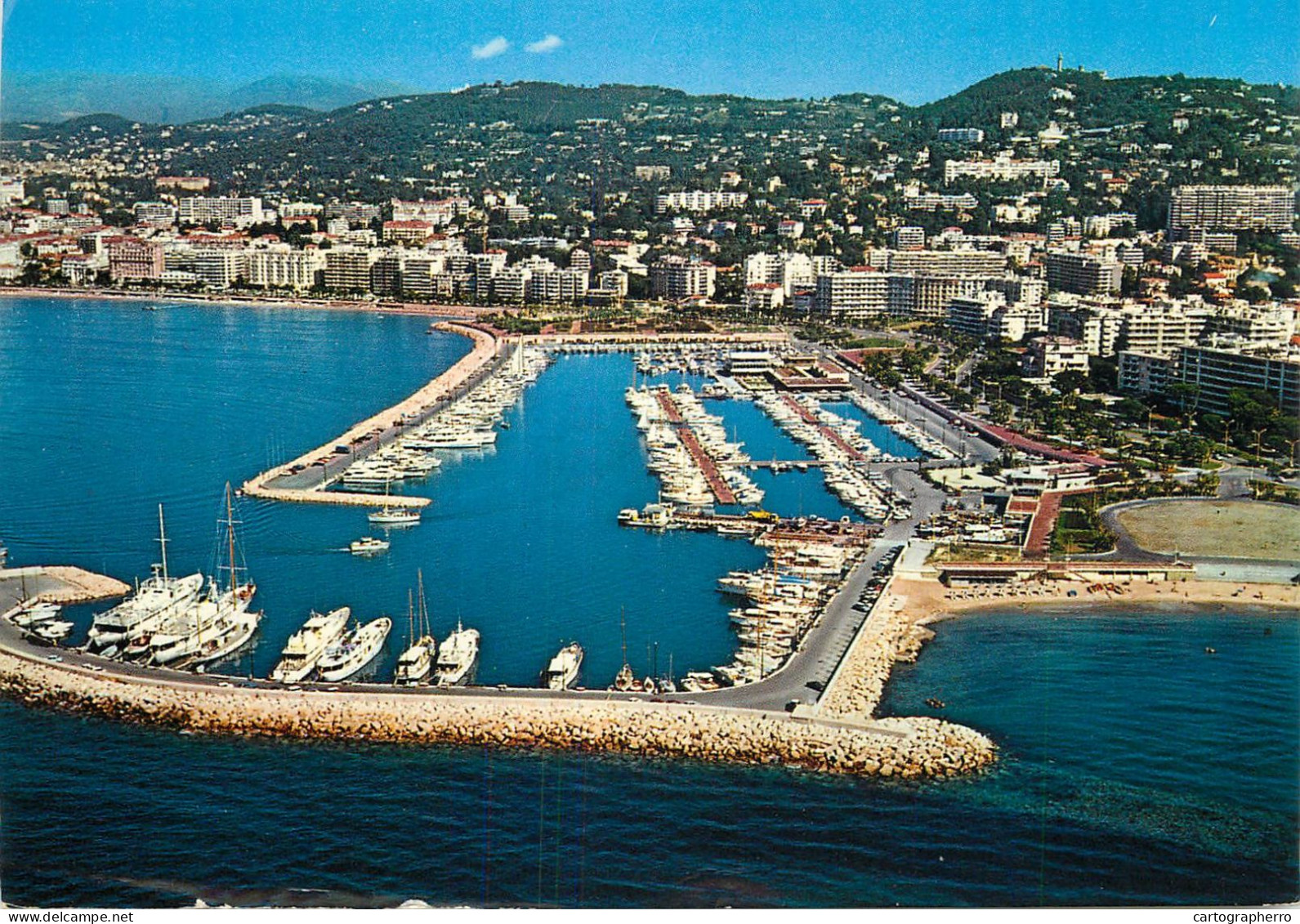 Navigation Sailing Vessels & Boats Themed Postcard Cannes Le Port Pierre Canto 1978 - Sailing Vessels