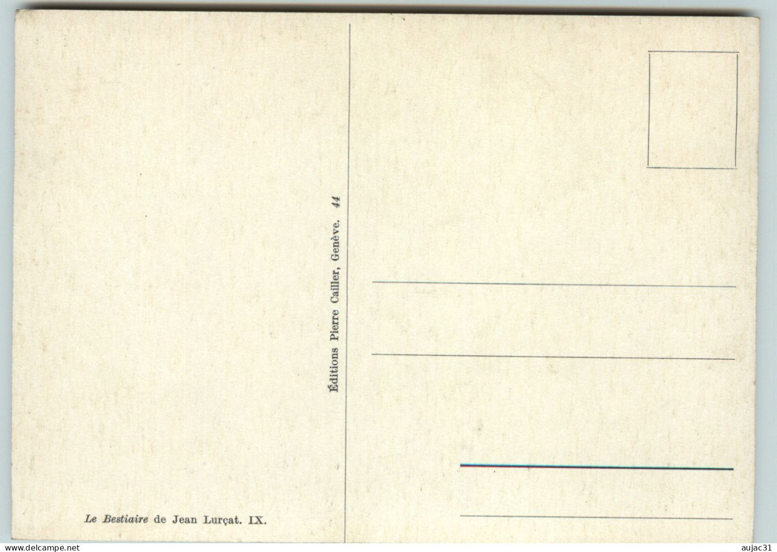 Jean Lurçat - Peintre - Céramiste -Créateur de tapisserie- Né à Bruyères - Décédé à Saint Paul de Vence Lot de 15 cartes