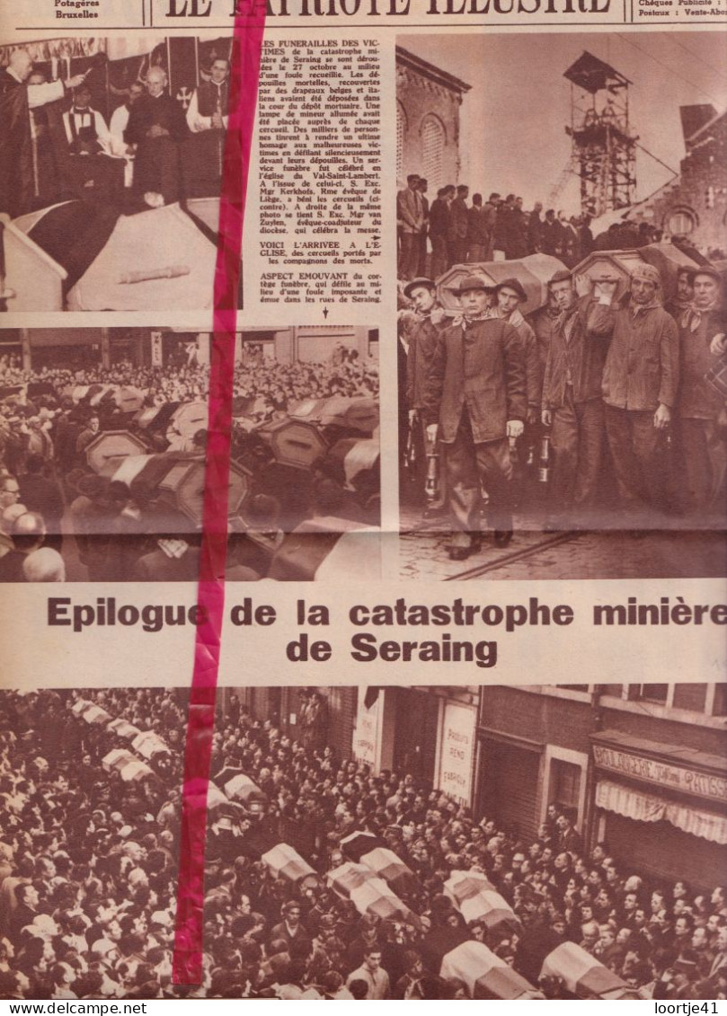 Seraing - épilogue De La Catastrophe Minière - Orig. Knipsel Coupure Tijdschrift Magazine - 1953 - Ohne Zuordnung