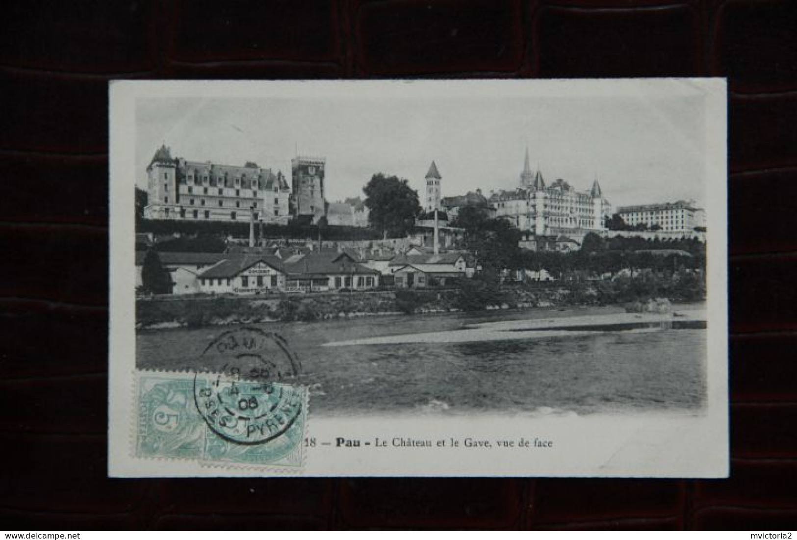 64 - PAU : Le Château Et Le Gave, Vue De Façe - Pau
