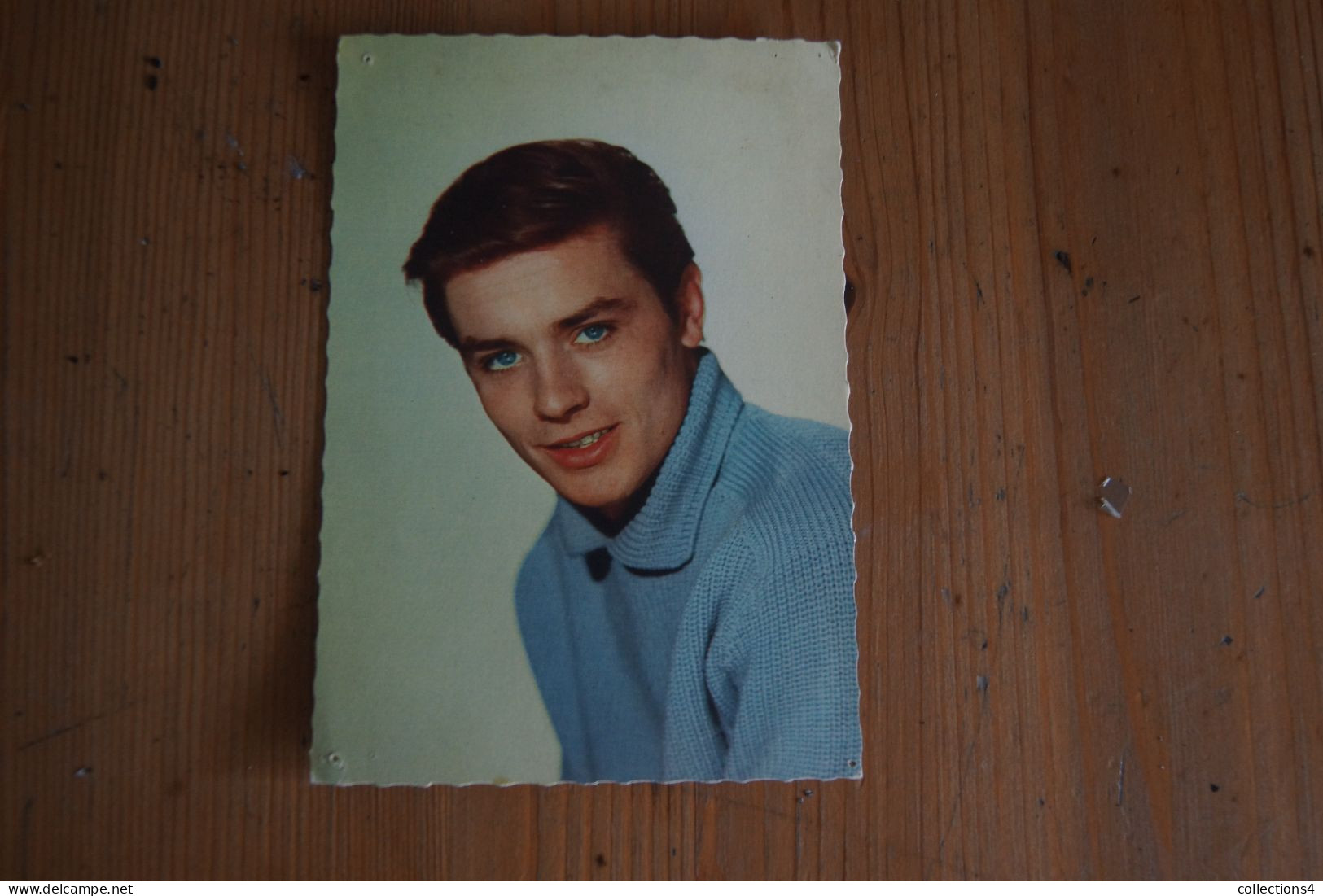 ALAIN DELON CARTE POSTALE - Sonstige Formate