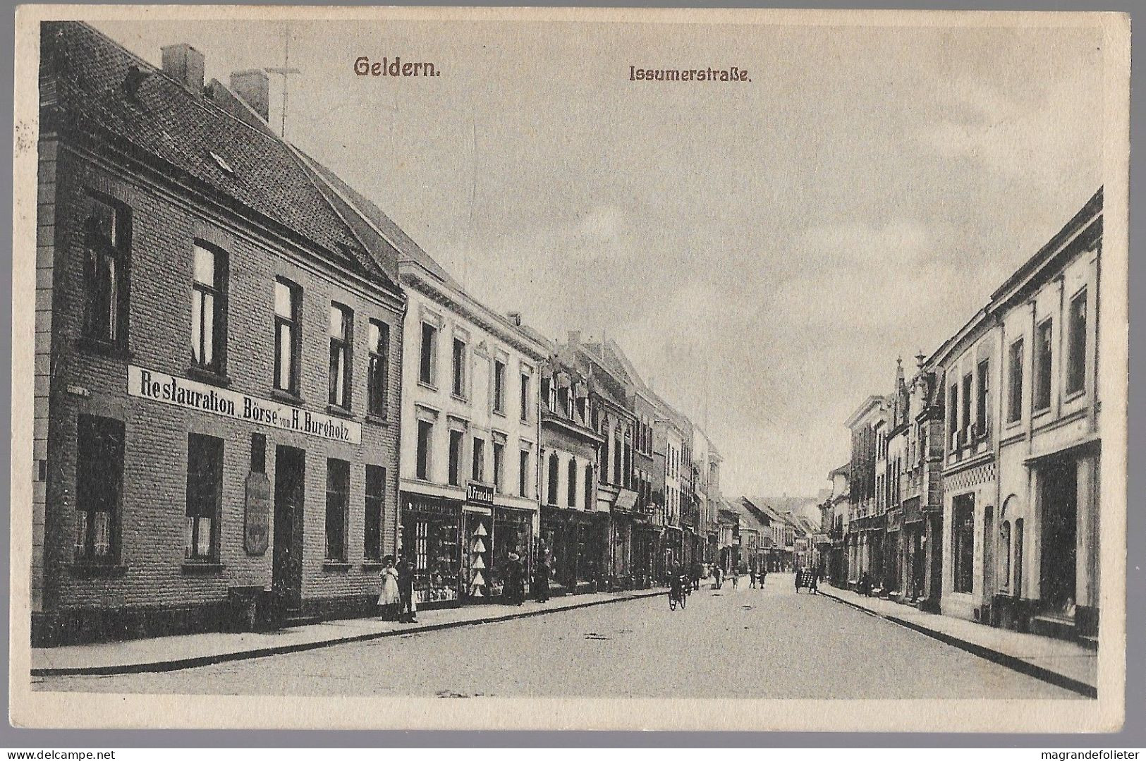 CPA CARTE POSTALE ALLEMAGNE GERMANY GELDERN  ISSUMERSTRABE 1918 - Sonstige & Ohne Zuordnung