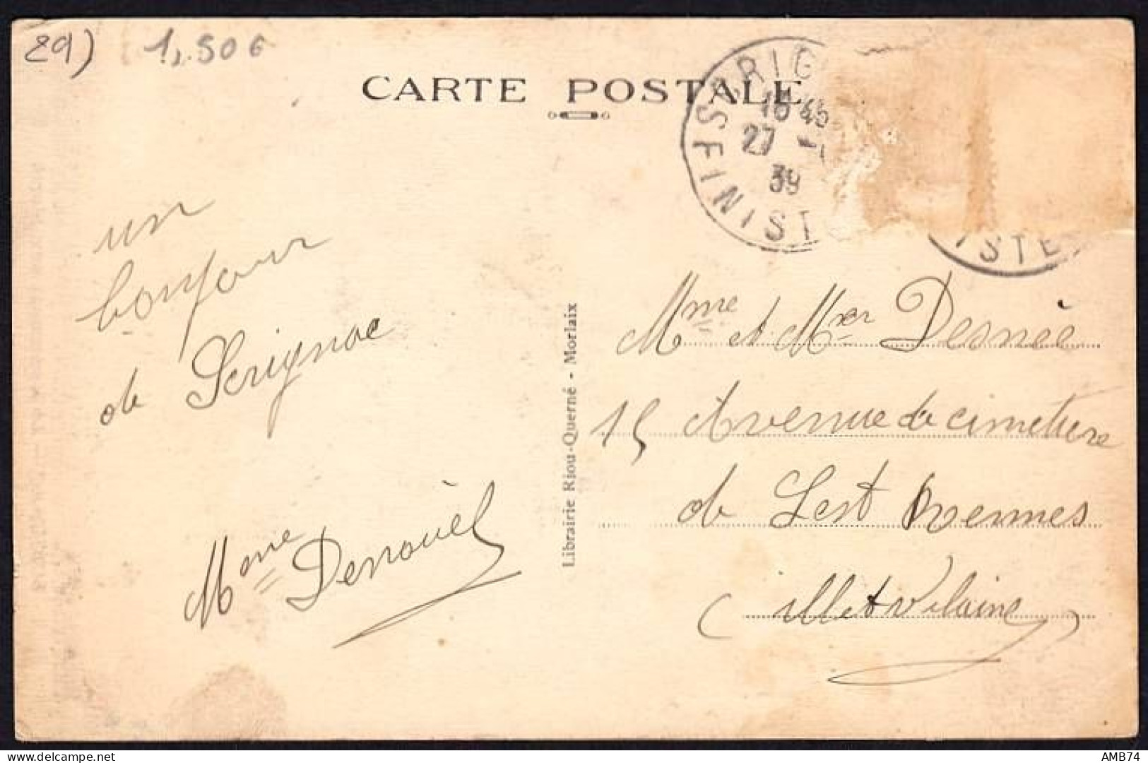 29-0048 - Carte Postale FINISTERE (29) - SCRIGNAC - Le Monument Aux Morts - Other & Unclassified