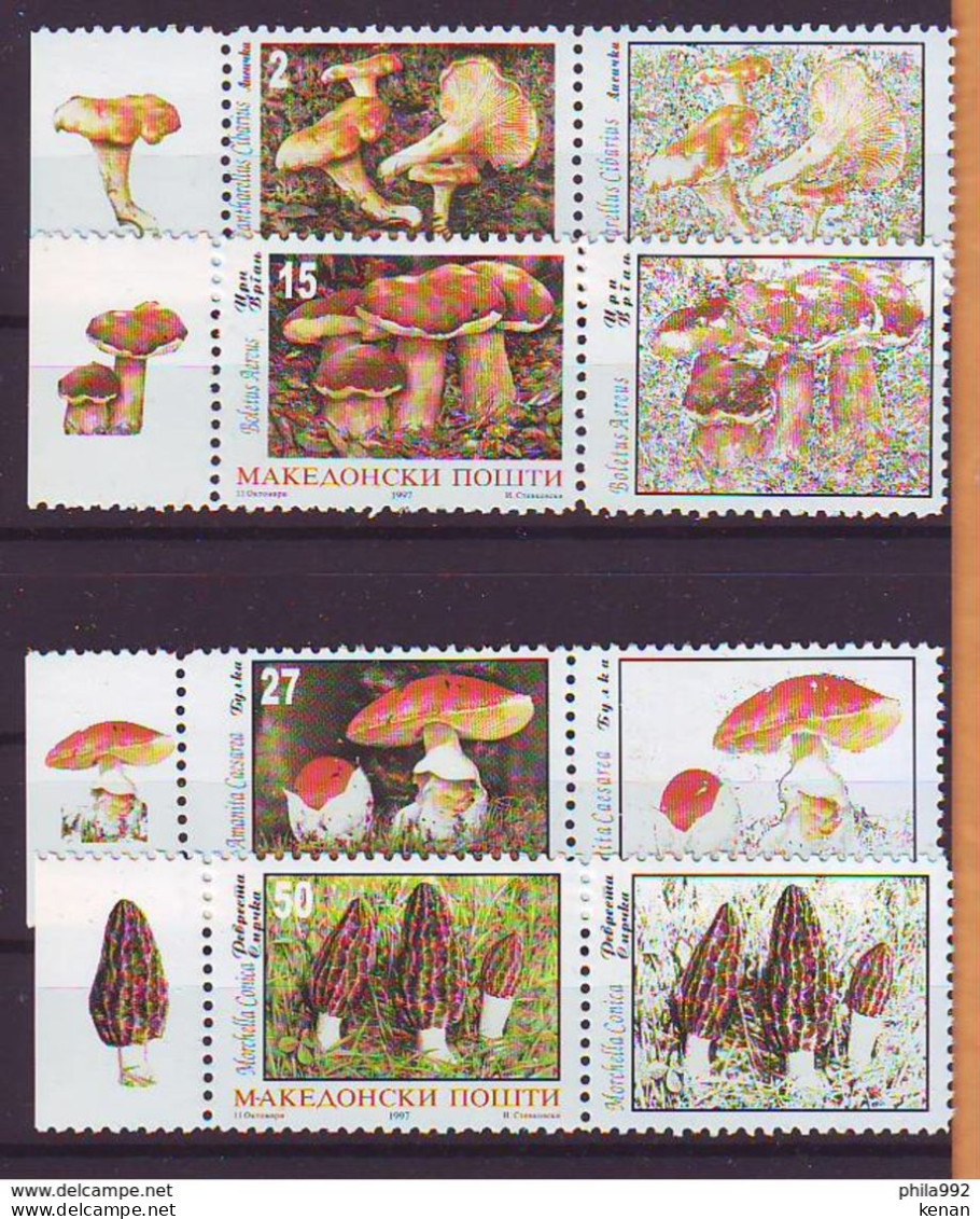 Macedonia, 1997, Mi: 108/11 With Labels (MNH) - Nordmazedonien