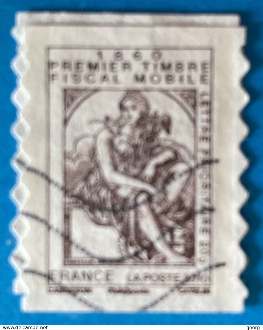 France 2010  : 150e Anniversaire Du Timbre Fiscal Mobile N° 507 Oblitéré - Used Stamps