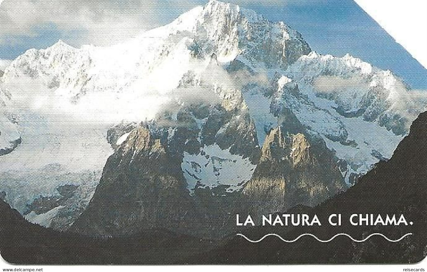 Italy: Telecom Italia Value € - La Natura, Il Monte Bianco - Public Advertising