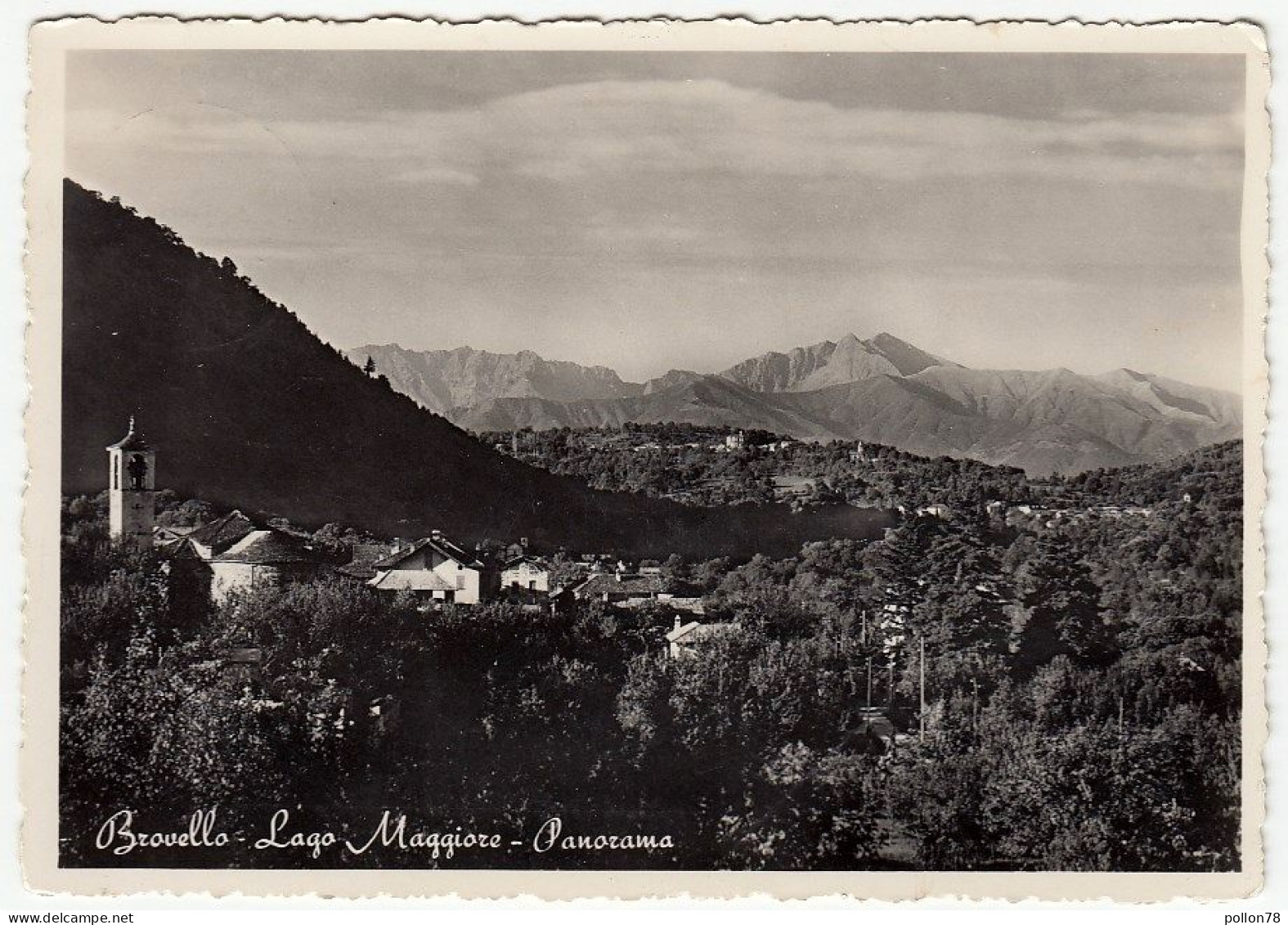 BROVELLO - CARPUGNINO - LAGO MAGGIORE - PANORAMA - VERBANIA - 1953 - Verbania
