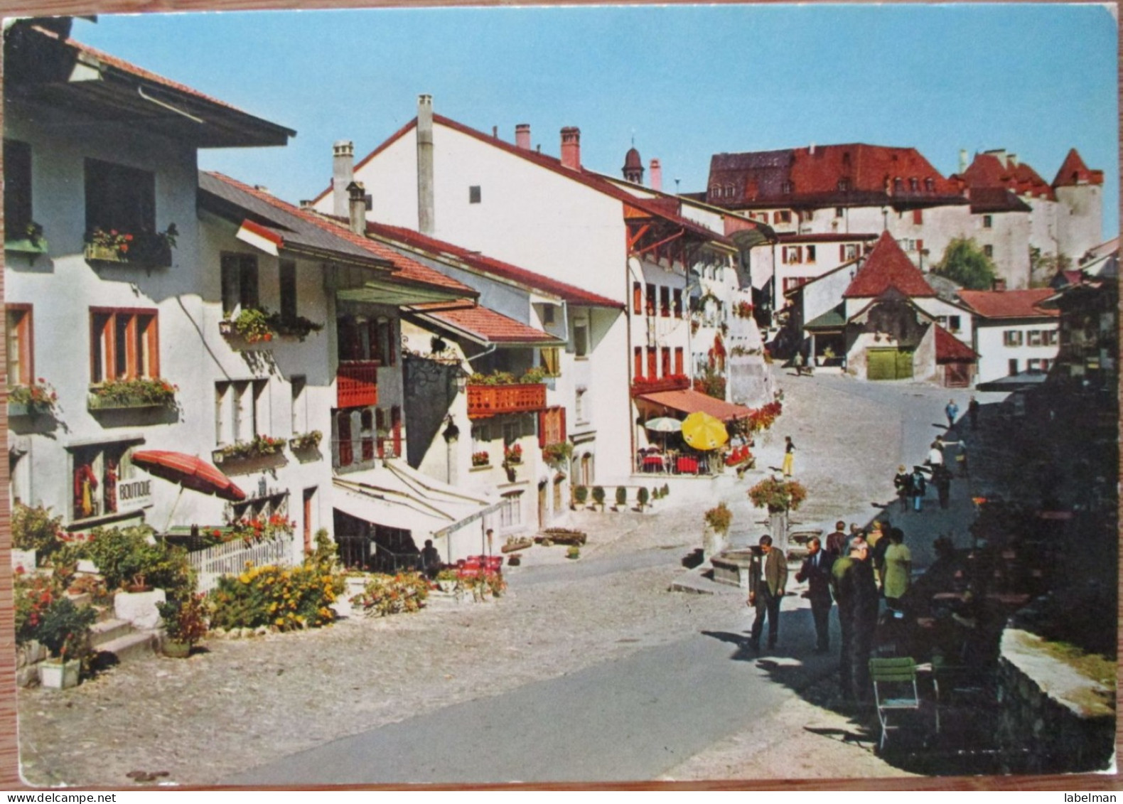 SWITZERLAND SWISS SCHWEIZ GRUYERES VILLAGE POSTCARD ANSICHTSKARTE CARTOLINA PHOTO CARTE POSTALE PC POSTKARTE CARD - Saint-Prex