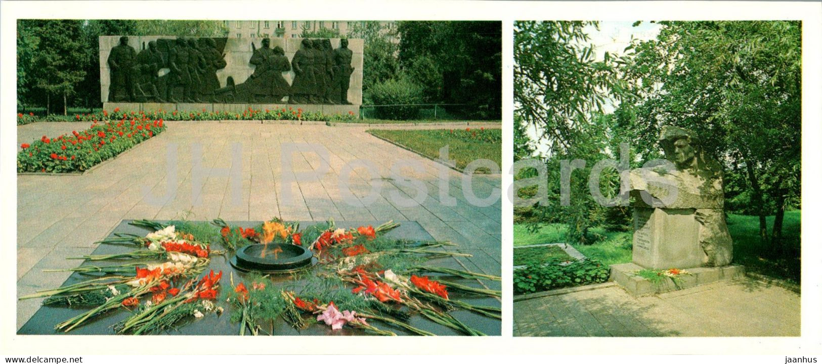 Omsk - Memorial Square In Memory Of Revolution Fighters - 1982 - Russia USSR - Unused - Russia