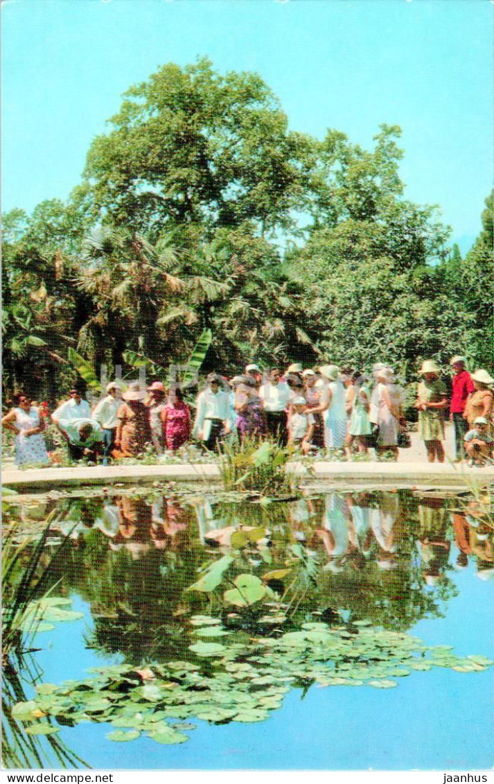 Nikitsky Botanical Garden - Decorative Pool In Lower Park - Crimea - 1974 - Ukraine USSR - Unused - Ukraine