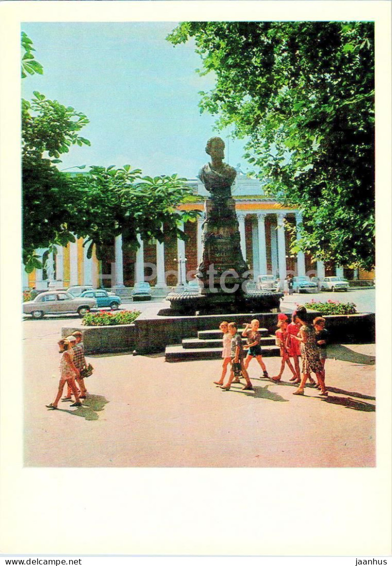 Odessa - Odesa - Monument To Russian Writer Pushkin - 1970 - Ukraine USSR - Unused - Oekraïne