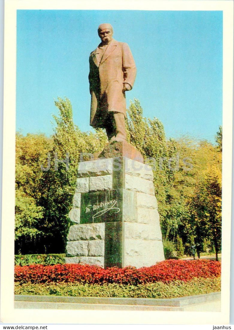 Odessa - Odesa - Monument To Ukrainian Poet Shevchenko - 1970 - Ukraine USSR - Unused - Ukraine