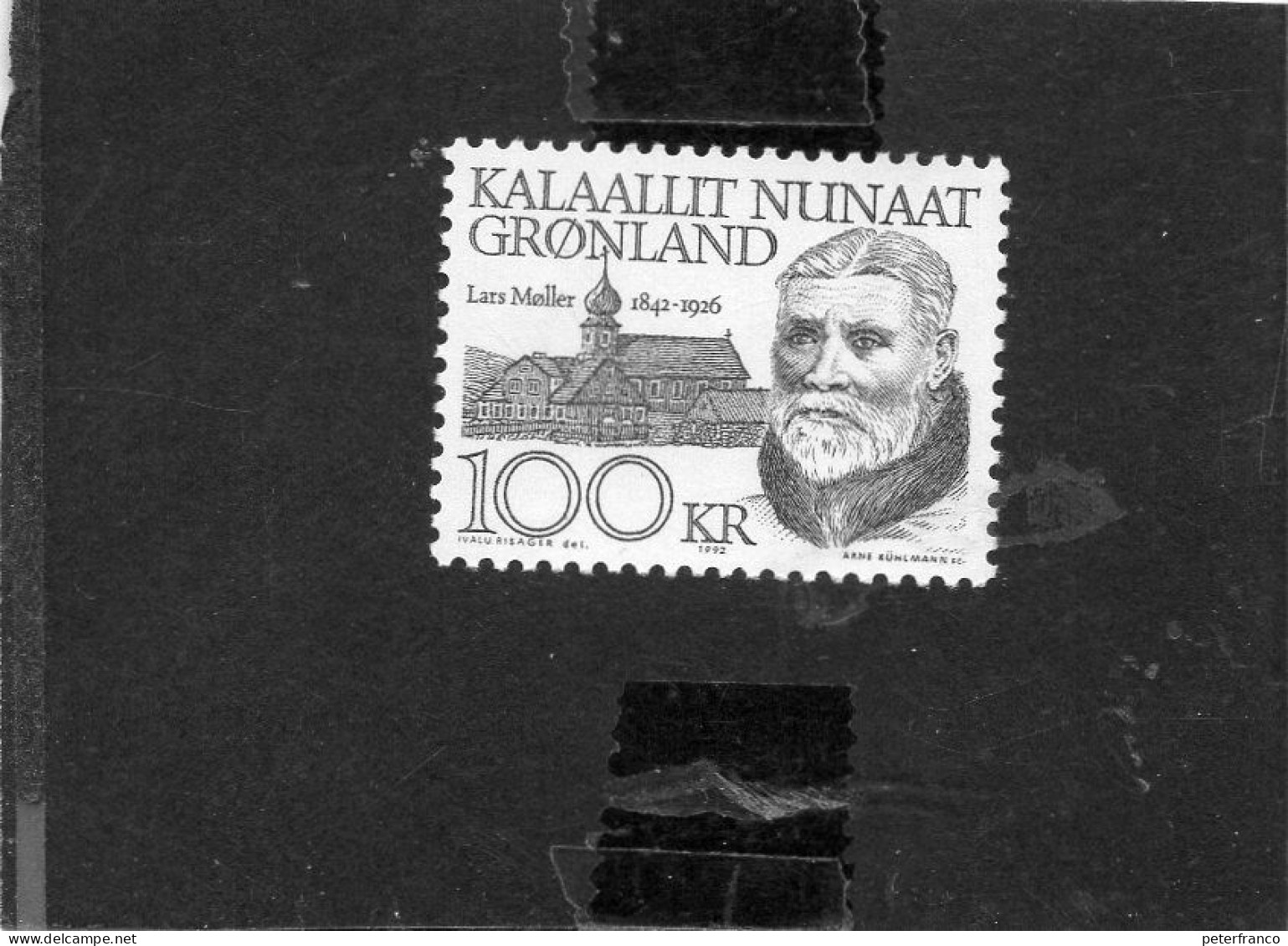 1992 Groenlandia - 150 Anni Della Nascita Di Lars Moller - Unused Stamps
