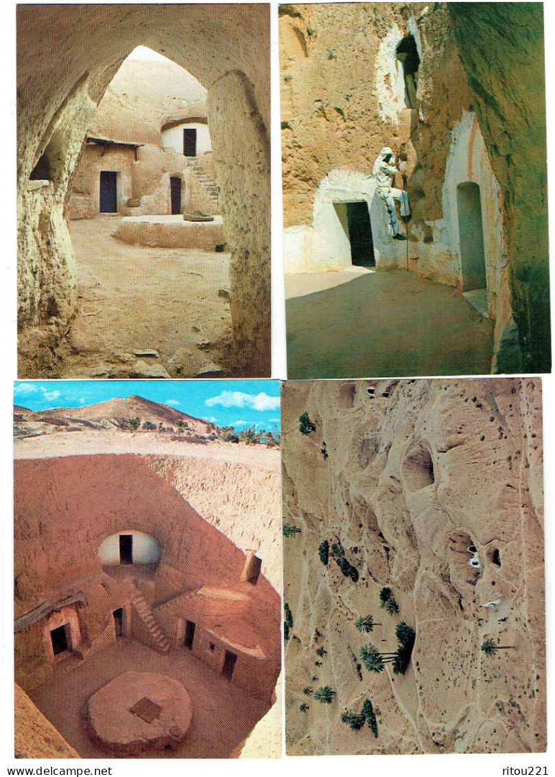 Lot 8 Cpm - TUNISIE - MATMATA - Habitation Troglodyte - - Tunisia