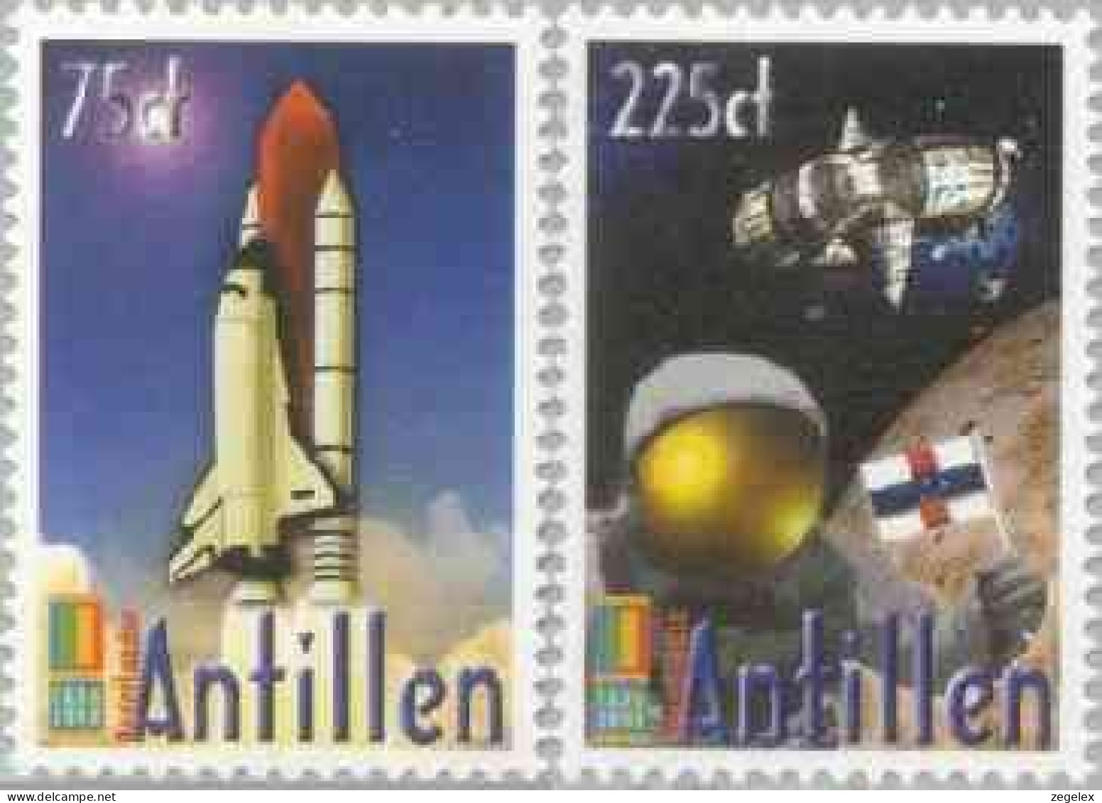 Ned Antillen 2000 Anaheim 2000 - Space NVPH 1317, MNH** Postfris - Curaçao, Antille Olandesi, Aruba