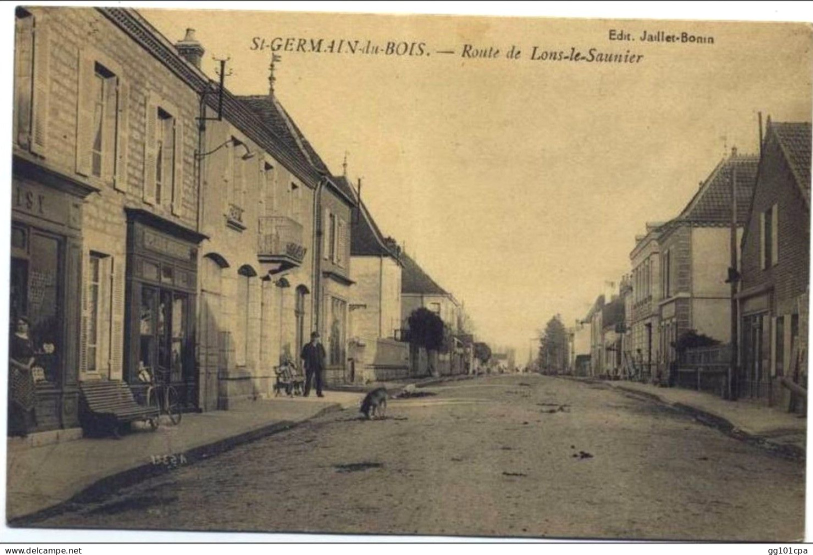 71 St Germain Du Bois - Route De Lons Le Saunier (animée, Devantures) - Paiement Par MANGOPAY Uniquement - Sonstige & Ohne Zuordnung