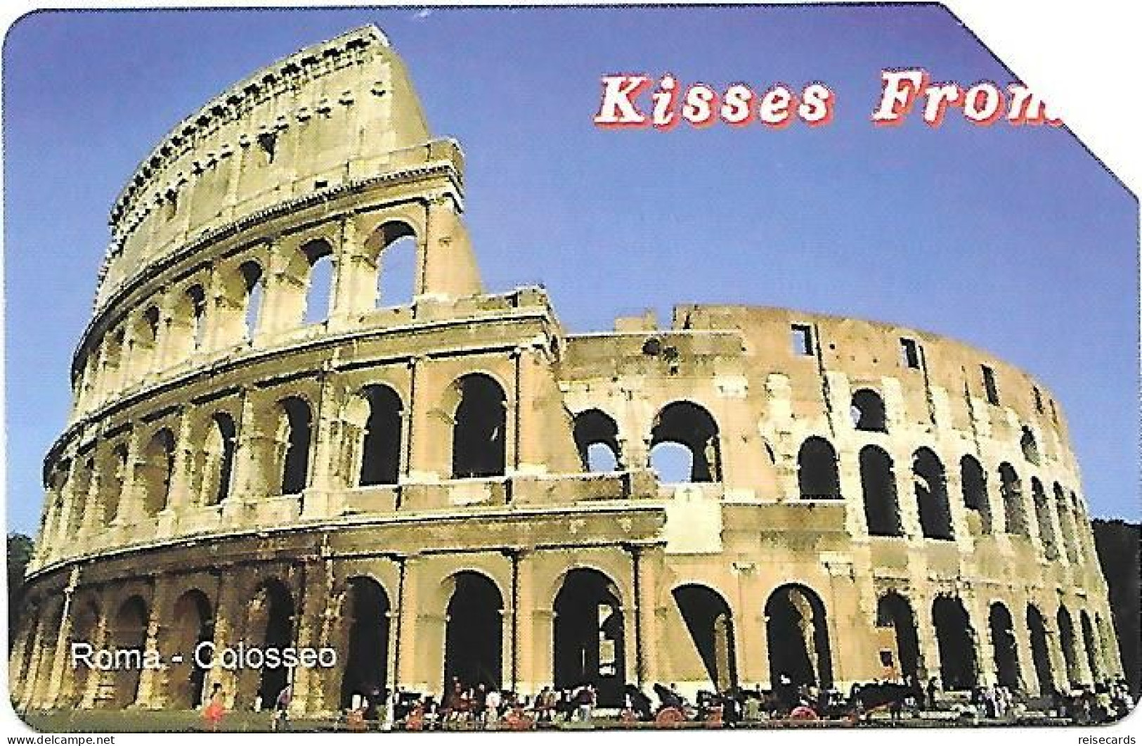 Italy: Telecom Italia Value € - Kisses From Roma, Colosseo - Openbare Reclame