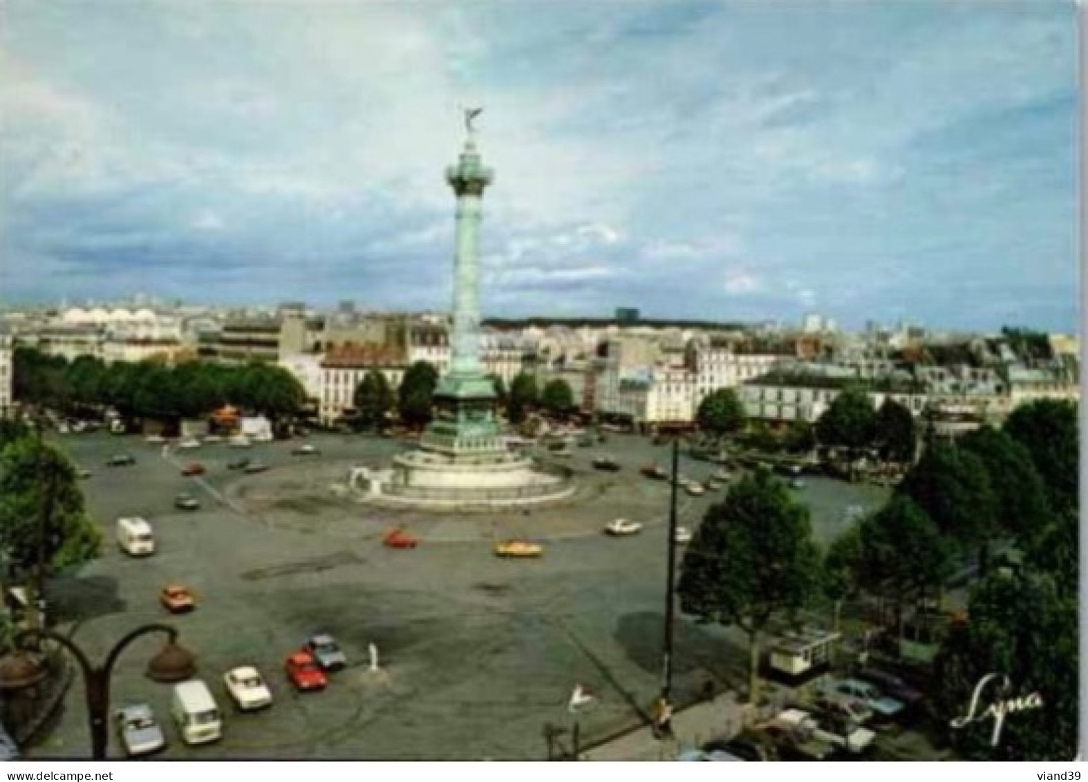 PARIS. -  Place De La Bastille     Non Circulée - Plazas