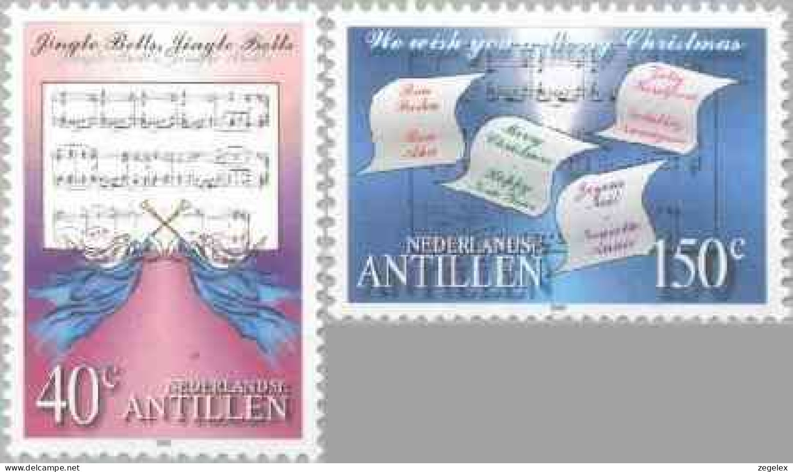 Ned Antillen 2000 December - Music NVPH 1334, MNH** Postfris - Curaçao, Antilles Neérlandaises, Aruba