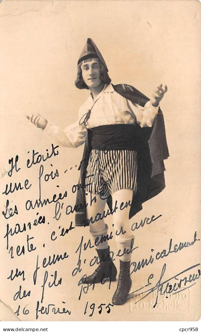 Spectacle - N°91014 - Acteur - La Rochelle - Carte Avec Autographe, Vendue En L'état - Acteurs