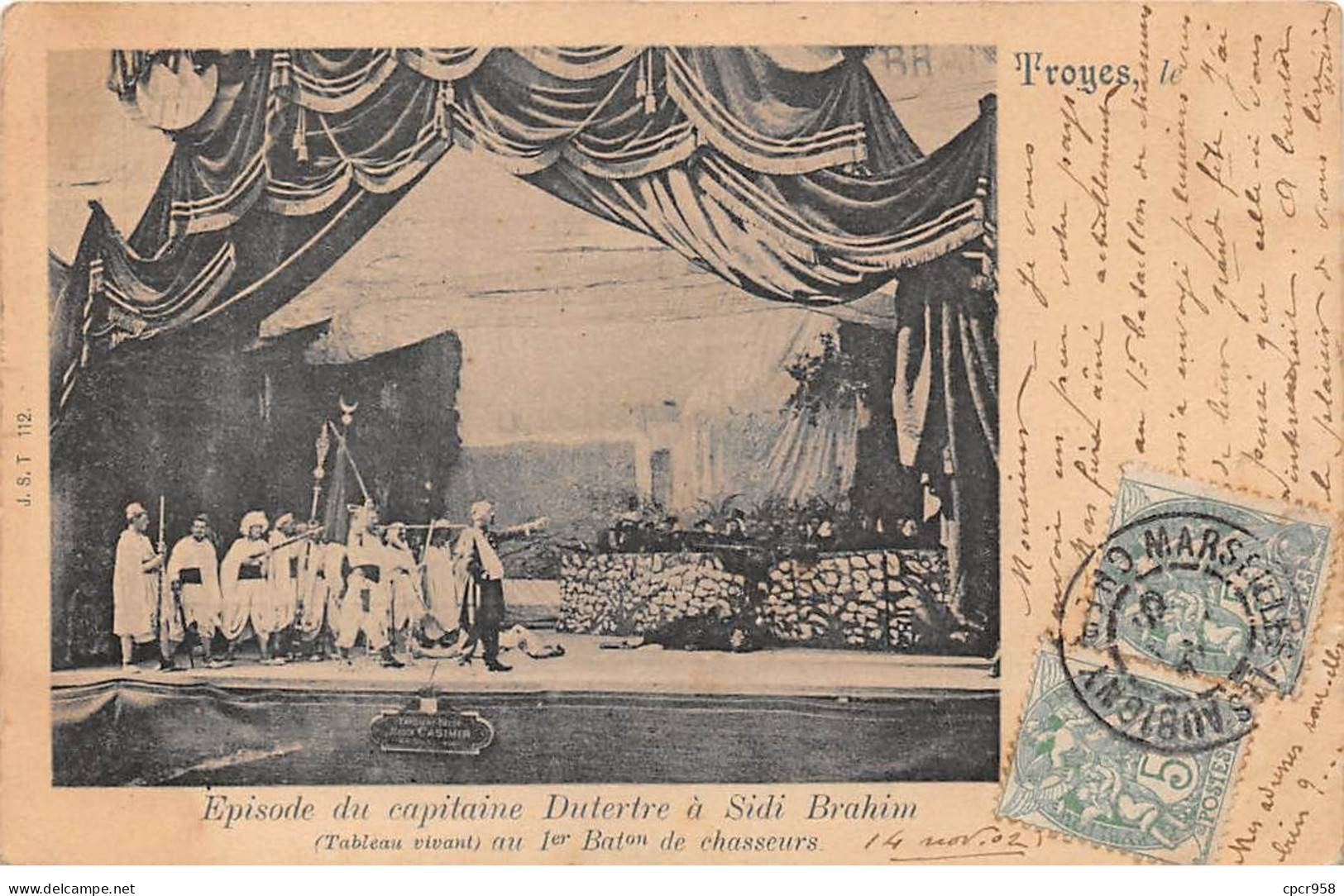 Spectacle - N°90980 - Troyes - Episode Du Capitaine Dutertre à Sid-Brahim - Theater