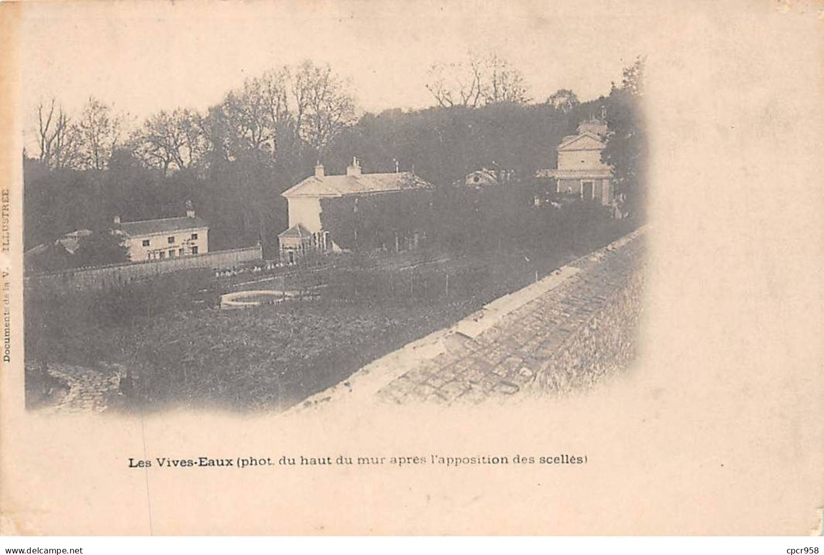 Politique - N°90960 - Affaire Humbert - Les Vives-Eaux (photo Du Haut Du Mer Après L'apposition Des Scellés) - Personnages