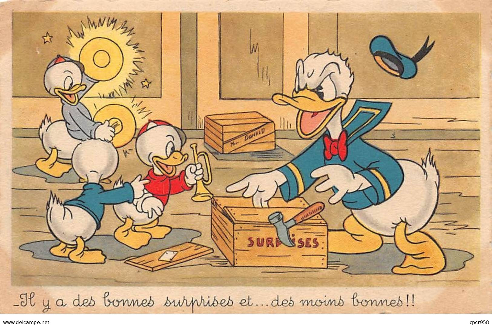 Disney - N°90907 - Il Y A Des Bonnes Surprises Et ... Des Moins Bonnes - Donald, Et Ses Neveux - Disneyland