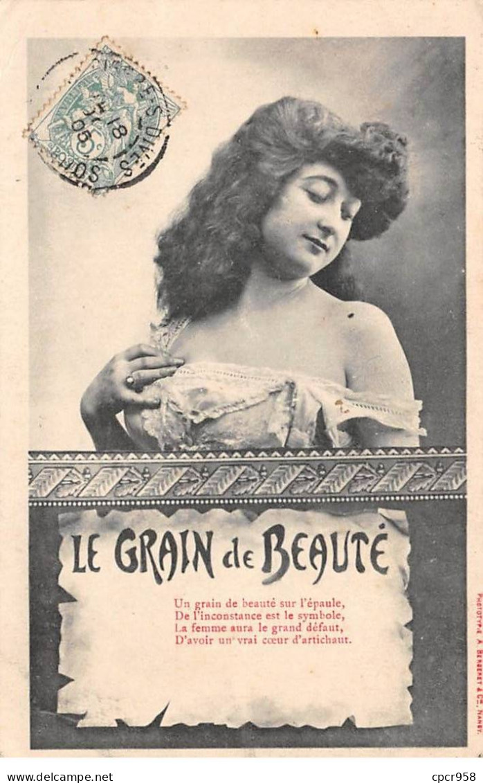 Humour - N°90715 - Le Grain De Beauté - Un Grain De Beauté Sur L'épaule ... D'artichaut - Humour