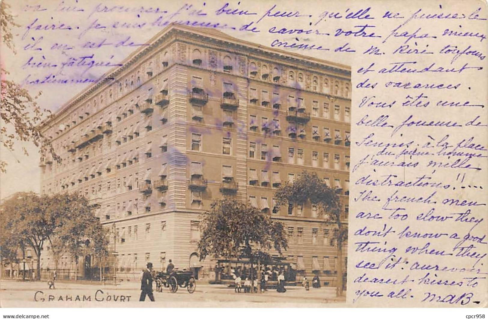 Etats-Unis - N°90694 - Capaham Court - Carte Photo - Other & Unclassified