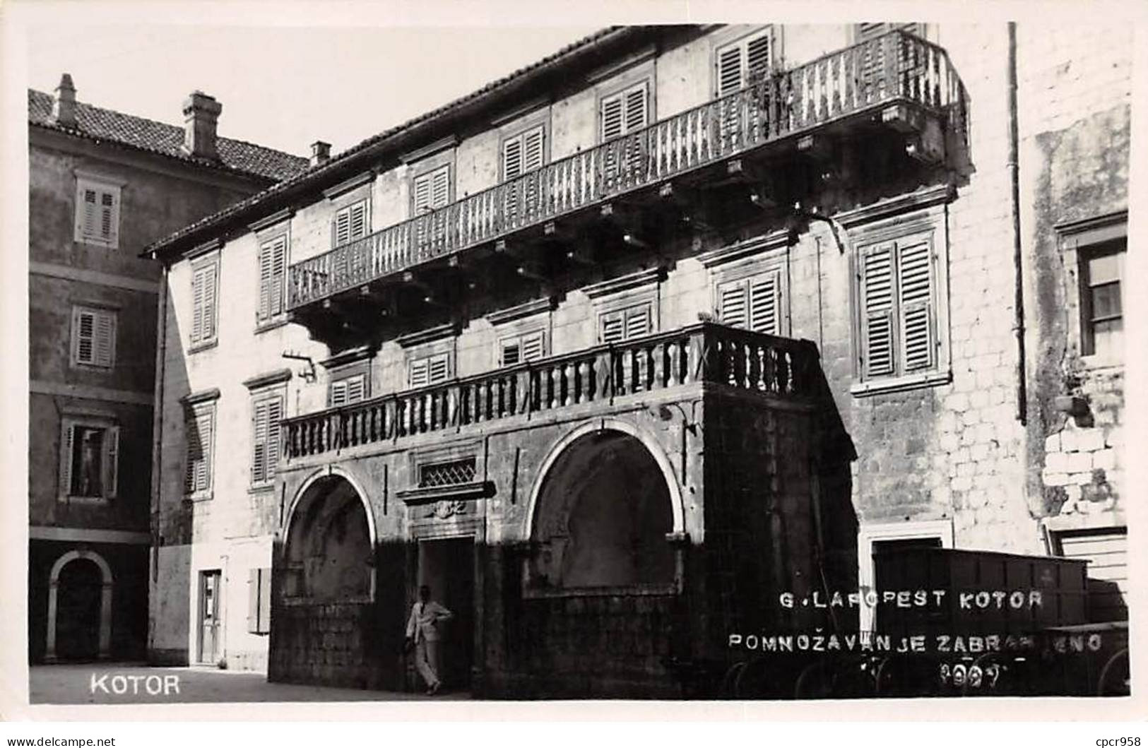 Montenegro - N°90663 - KOTOR - Une Rue - Carte Photo - Montenegro