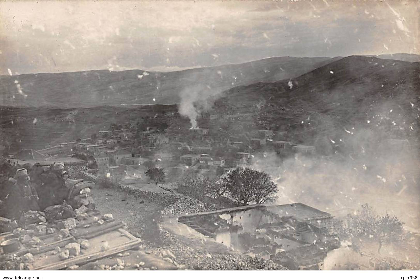 Liban - N°90679 - RACHAYA - La Ville En Feu - Carte Photo - Lebanon