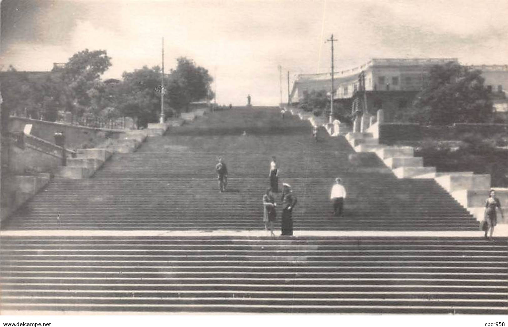 Ukraine - N°90667 - ODESSA - Les Grands Escaliers - Carte Photo, Format 9*8 Cm - Ukraine