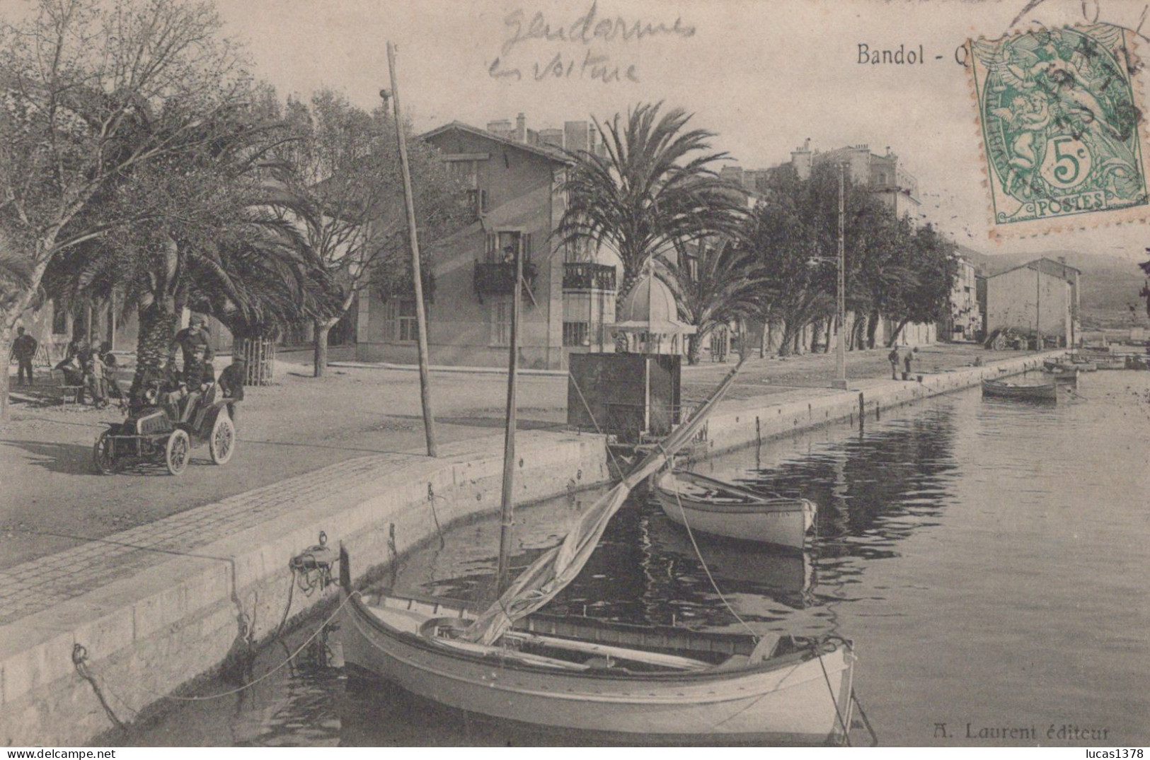 83 / BANDOL / QUAI  / AUTOMOBILE / LAURENT EDIT - Bandol