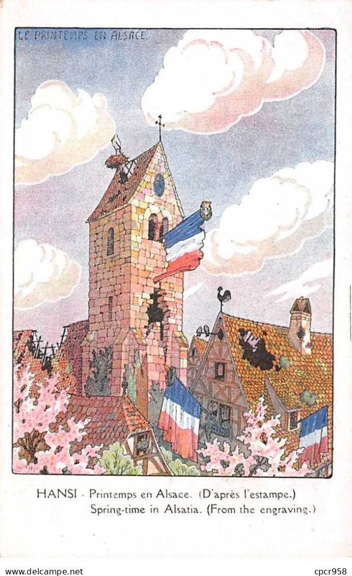 Illustrateur - N°91842 - Hansi - Printemps En Alsace (D'après L'Estampe) - N°24 - Hansi