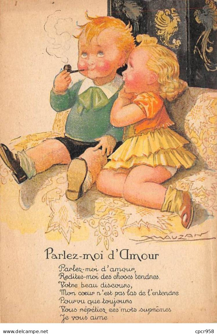 Illustrateur - N°91815 - L.A. Mauzan - Parlez-moi D'amour - Garçon Fumant Une Pipe - Mauzan, L.A.