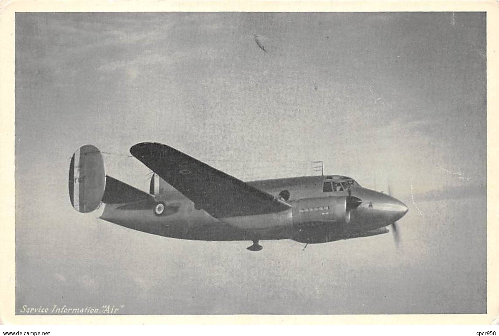 Aviation - N°91682 - Avion Service Information Air - Flamant, Avion Transport-Liaisons - 1939-1945: 2ème Guerre