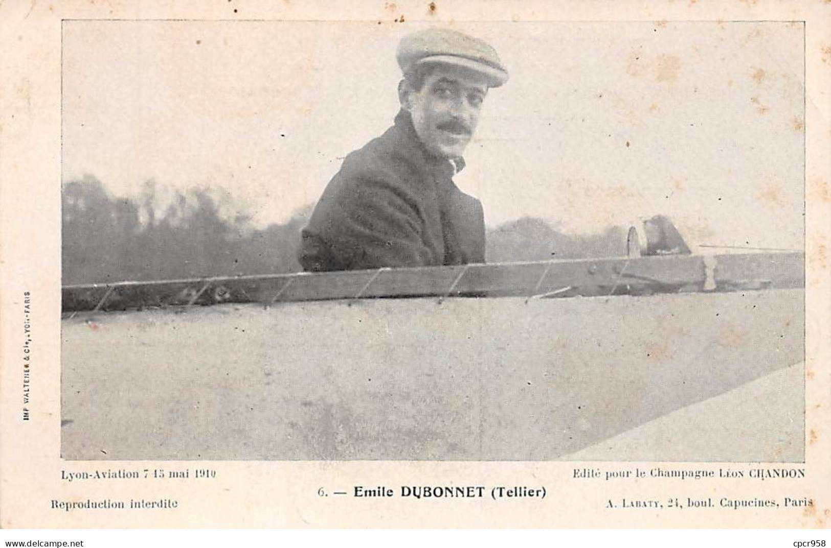 Aviation - N°91679 - Aviateur Emile Dubonnet (Tellier) - Aviateurs