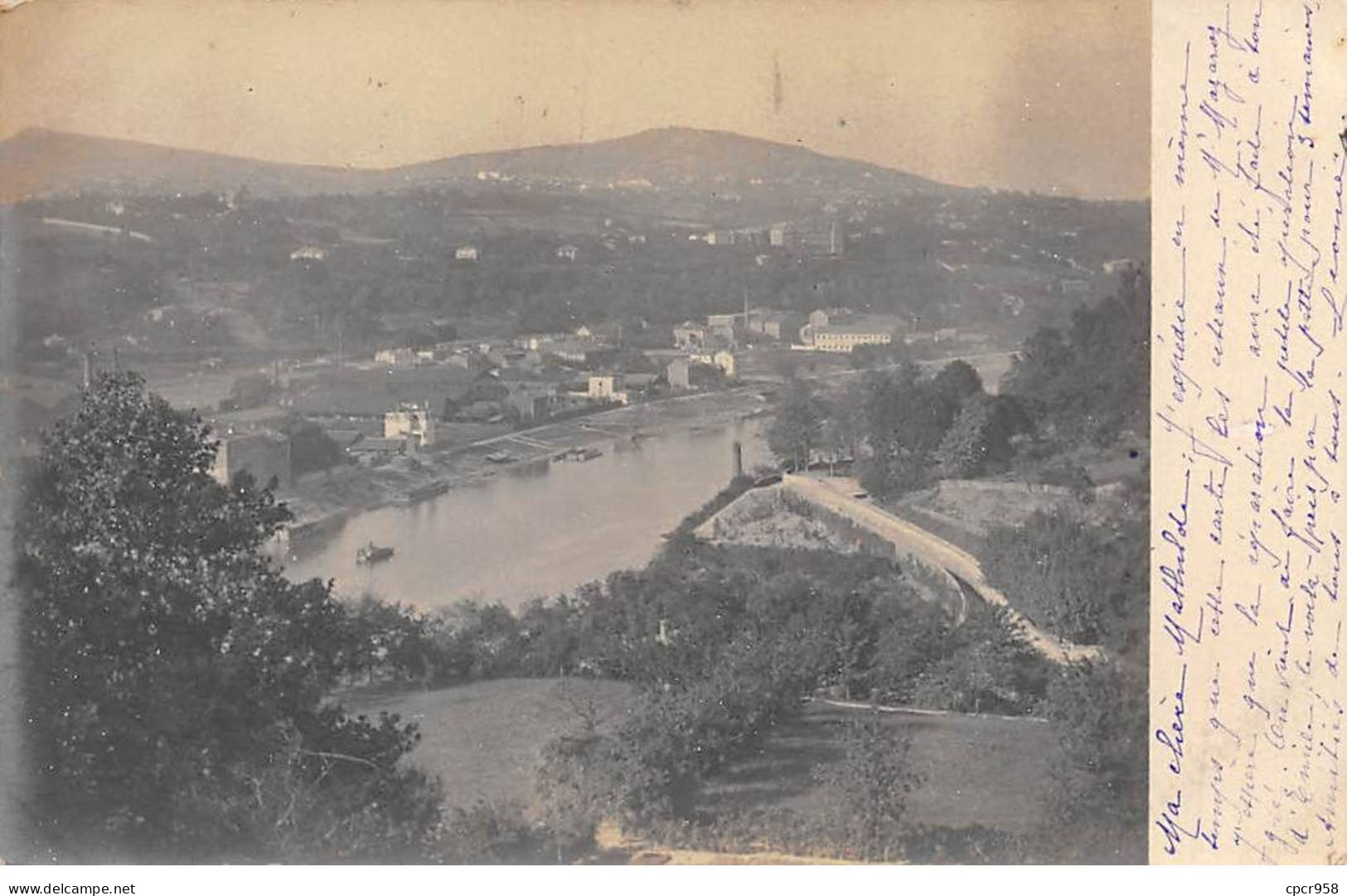 69 - N°91447 - LYON - Vue De La Ville En Hauteur - Carte Photo - Lyon 1