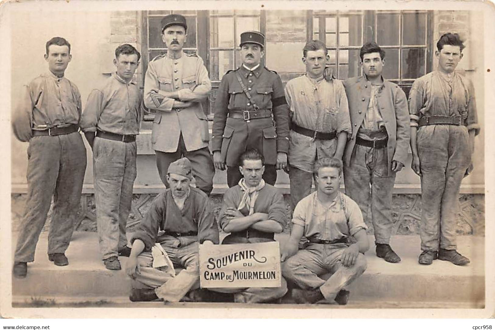 Militaire - N°91325 - Souvenir Du Camp De Mourmelon - Carte Photo - Autres & Non Classés